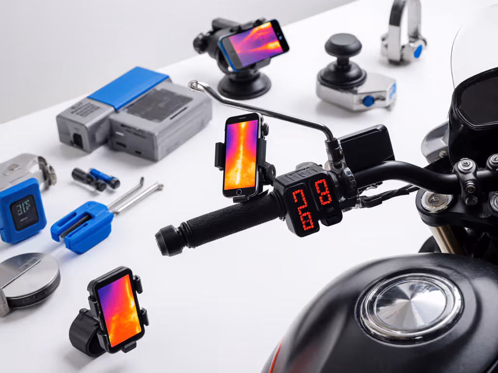 motorcycle_phone_mount_thermal_testing_setup